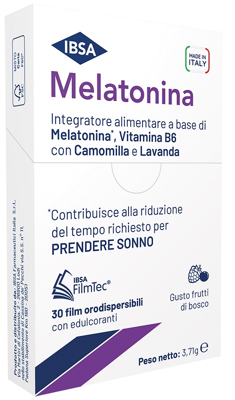MELATONINA IBSA 30 FILM ORALI - latuafarmacia.org