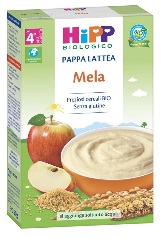 HIPP BIO PAPPA LATTEA MELA 250 G - latuafarmacia.org