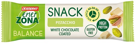 ENERZONA SNACK PISTACCHIO CIOCCOLATO BIANCO 27 G - latuafarmacia.org