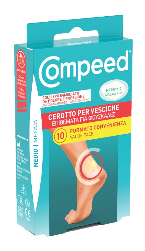 CEROTTI COMPEED PER VESCICHE MEDIO 10 PEZZI CARTON - latuafarmacia.org