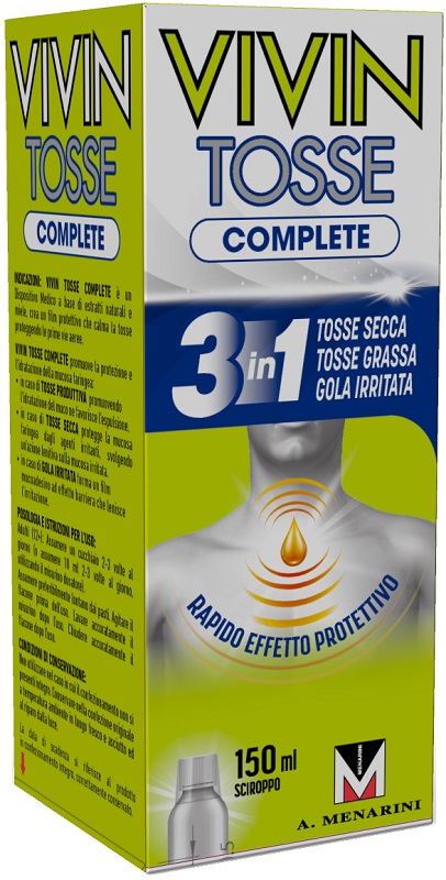 VIVIN TOSSE COMPLETE SCIROPPO PER TOSSE 150 ML - latuafarmacia.org