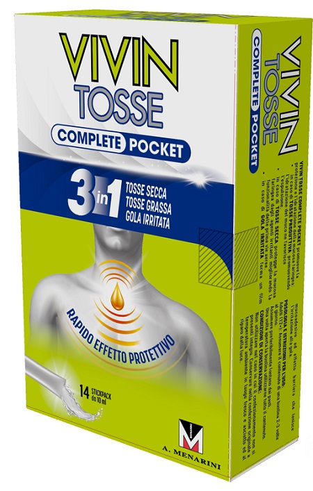VIVIN TOSSE COMPLETE POCKET 14 STICK PACK DA 10 ML - latuafarmacia.org