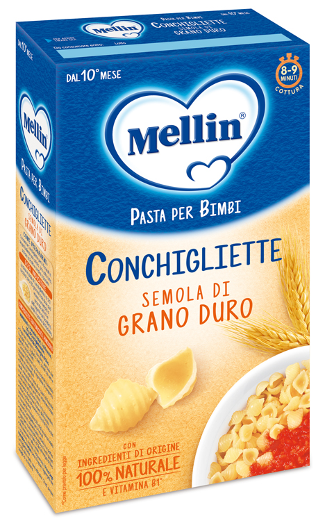 MELLIN CONCHIGLIETTE 100% GRANO DURO 280 G - latuafarmacia.org