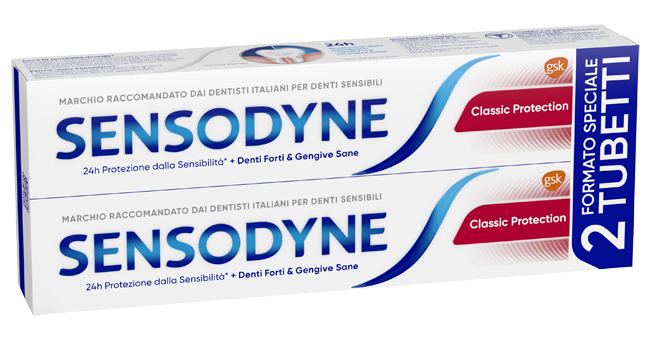 SENSODYNE CLASSICO PROTECTION 2 X 75 ML - latuafarmacia.org
