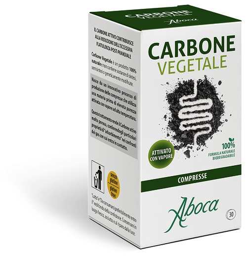 CARBONE VEGETALE 30 COMPRESSE - latuafarmacia.org