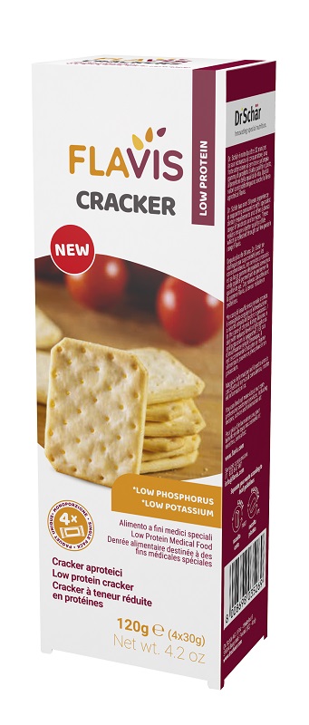 FLAVIS CRACKER APROTEICI 4 PORZIONI DA 30 G - latuafarmacia.org