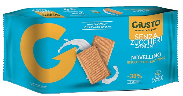 GIUSTO SENZA ZUCCHERO BISCOTTI MATTINO 350 G - latuafarmacia.org