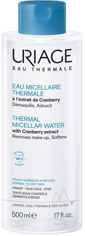 URIAGE EAU MICELLAIRE THERMALE PELLI NORMALI SECCHE 500 ML - latuafarmacia.org