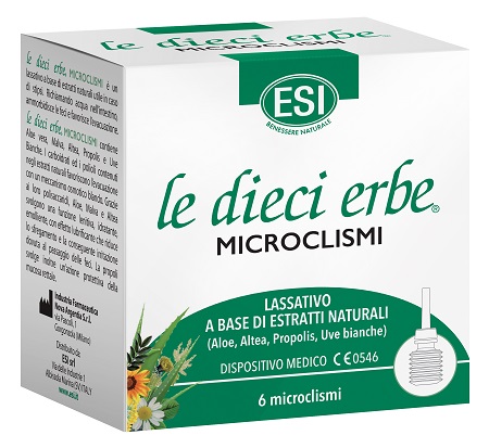 ESI LE DIECI ERBE MICROCLISMI 6 PEZZI - latuafarmacia.org