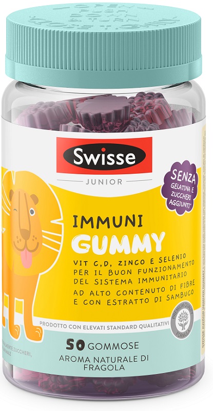 SWISSE JUNIOR IMMUNI GUMMY 50 PASTIGLIE GOMMOSE - latuafarmacia.org
