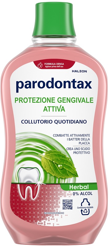 PARODONTAX COLLUTORIO PROTEZIONE GENGIVE HERBAL 500 ML - latuafarmacia.org