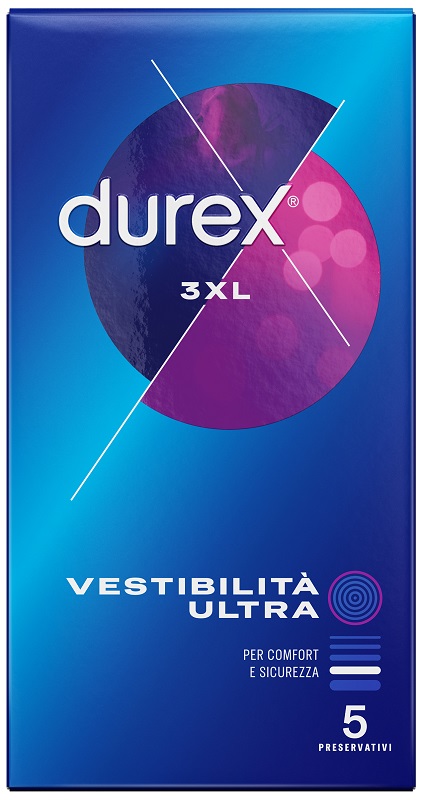 PRESERVATIVO DUREX 3XL VESTIBILITA' ULTRA 5 PEZZI - latuafarmacia.org