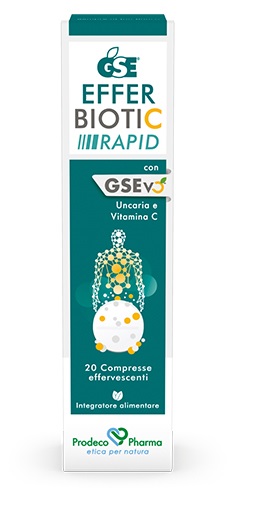 GSE EFFERBIOTIC RAPID 20 COMPRESSE - latuafarmacia.org