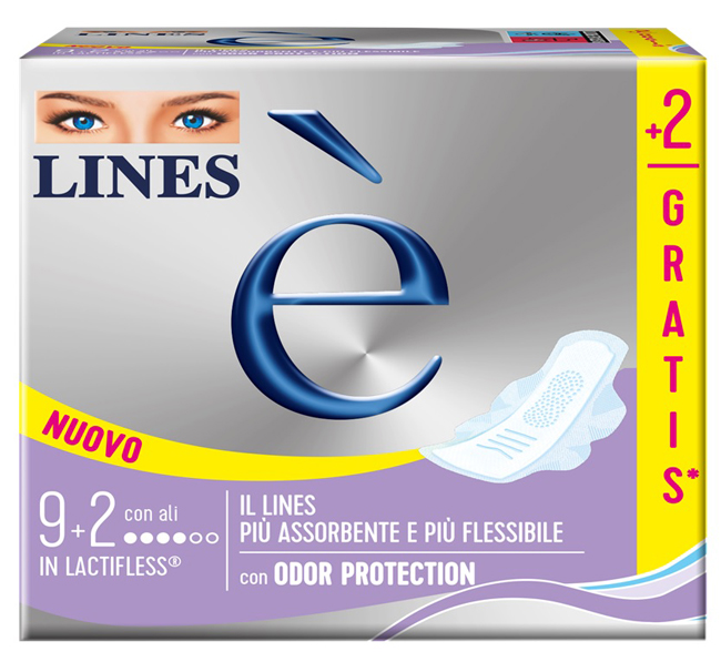 LINES E' ALI CARRY PACK 9 + 2 PEZZI - latuafarmacia.org