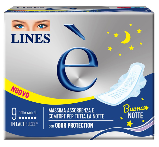LINES E' NOTTE CARRY PACK 9 PEZZI - latuafarmacia.org