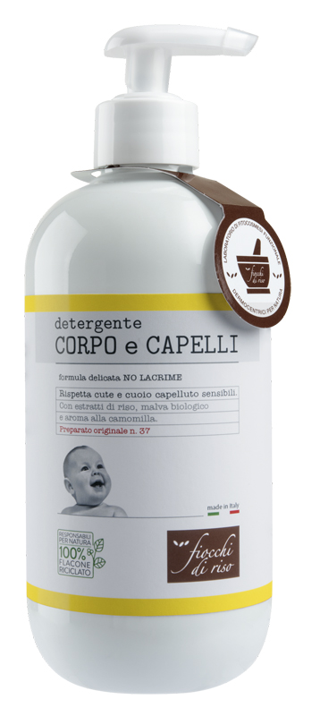 FIOCCHI DI RISO DETERGENTE CORPO/CAPELLI CAMOMILLA 400 ML - latuafarmacia.org