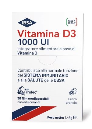 VITAMINA D3 IBSA 1000UI 30 FILM ORODISPERSIBILI - latuafarmacia.org
