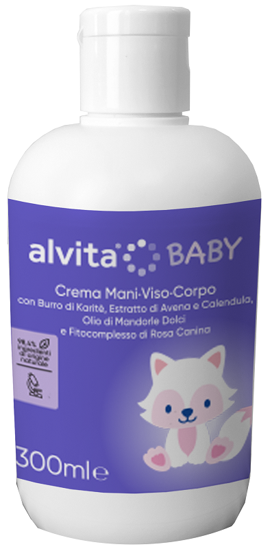 ALVITA BABY CREMA VISO-CORPO 300 ML - latuafarmacia.org