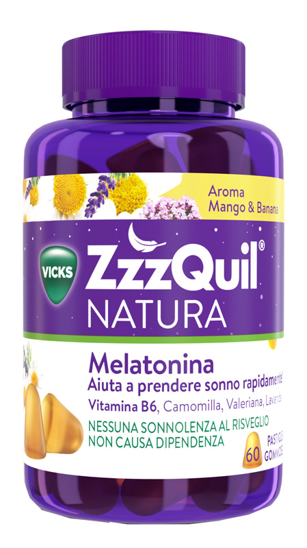 ZZZQUIL NATURA MANGO & BANANA 60 PASTIGLIE GOMMOSE - latuafarmacia.org