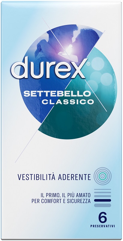 PROFILATTICO DUREX SETTEBELLO CLASSICO 6 PEZZI - latuafarmacia.org