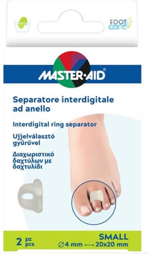 SEPARATORE DITA MASTER-AID FOOTCARE CON ANELLO LARGE 2 PEZZI C18 - latuafarmacia.org