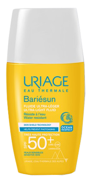 BARIESUN FLUIDO ULTRA LEGGERO SPF50+ 30 ML - latuafarmacia.org
