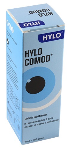 HYLO COMOD GOCCE OCULARI IALURONATO DI SODIO 1% FLACONCINO 10 ML - latuafarmacia.org