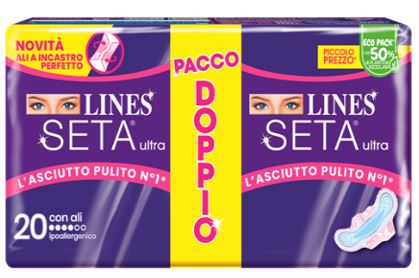 LINES SETA ULTRA ASSORBENTI ALI VP 20 PEZZI - latuafarmacia.org