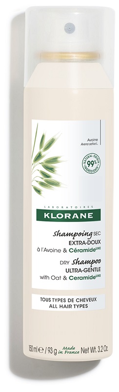 KLORANE SHAMPOO SECCO EXTRA DELICATO AVENA&CERAMIDE TUTTI I TIPI DI CAPELLI SPRAY 150 ML - latuafarmacia.org