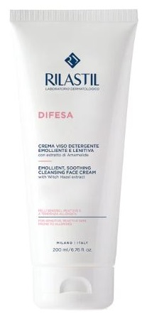 RILASTIL DIFESA CREMA VISO DETERGENTE EMOLLIENTE E LENITIVA 200 ML - latuafarmacia.org