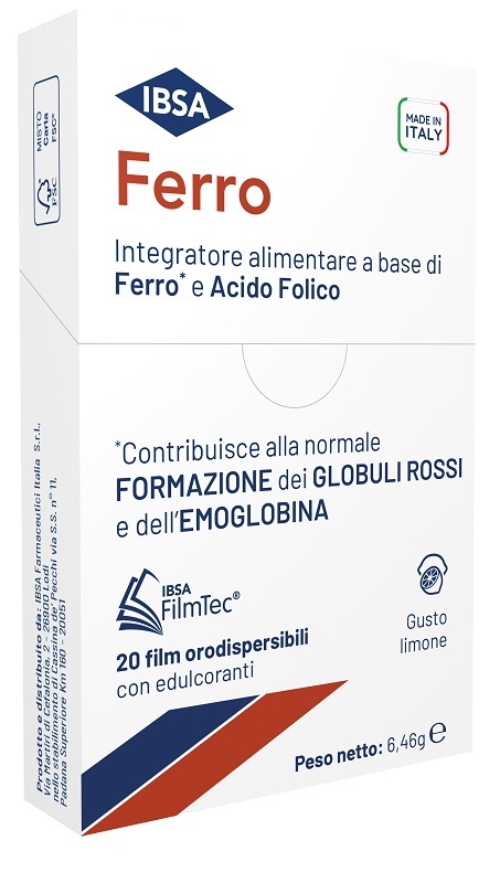 FERRO IBSA 20 FILM ORODISPERSIBILI - latuafarmacia.org