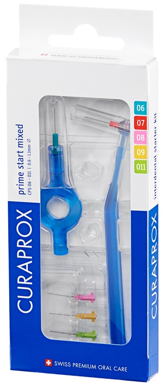 CURAPROX CPS PRIME START MIXED PACK WITH CPS 06 -011 +UHS 409 + UHS 470 BLUE HOLDERS + CAPS - latuafarmacia.org