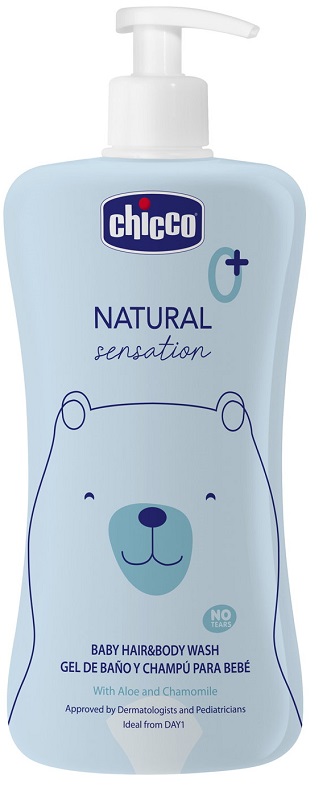 CHICCO NATURAL SENSATION BAGNO SHAMPOO 500 ML - latuafarmacia.org