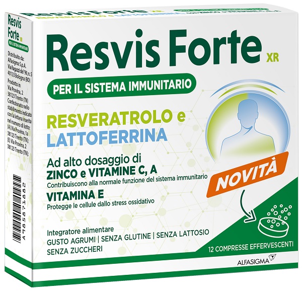 RESVIS FORTE XR 12 COMPRESSE EFFERVESCENTI - latuafarmacia.org