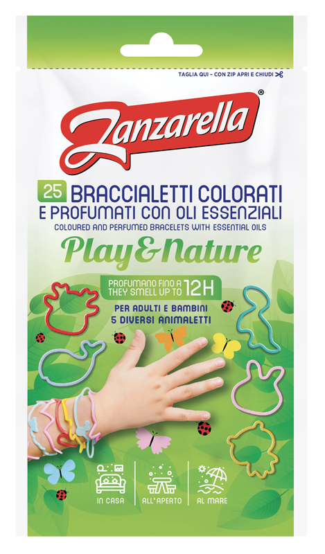 ZANZARELLA BRACCIALETTI PALY&NATURE 25 PEZZI - latuafarmacia.org