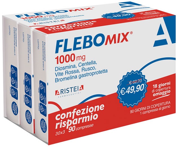 FLEBOMIX 1000 MG 90 COMPRESSE TRI-PACK - latuafarmacia.org