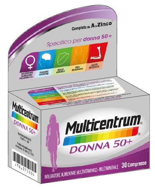 MULTICENTRUM DONNA 50+ 30 COMPRESSE - latuafarmacia.org