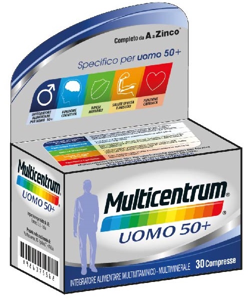 MULTICENTRUM UOMO 50+ 30 COMPRESSE - latuafarmacia.org