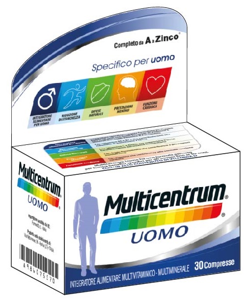 MULTICENTRUM UOMO 30 COMPRESSE - latuafarmacia.org