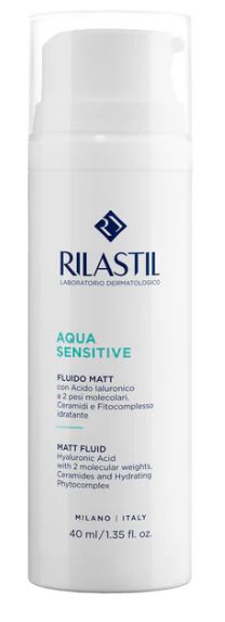 RILASTIL AQUA SENSITIVE FLUIDO MATT 40 ML - latuafarmacia.org