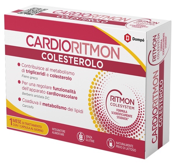 CARDIORITMON COLESTEROLO 30 CAPSULE - latuafarmacia.org
