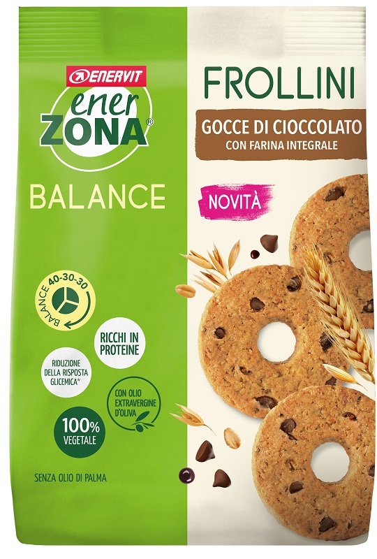 ENERZONA FROLLINI INTEGRALE GOCCE CIOCCOLATO 250 G - latuafarmacia.org