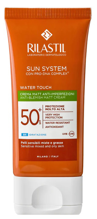 RILASTIL SUN SYSTEM WATER TOUCH FLUIDO SPF50+ 50 ML NUOVA FORMULAZIONE - latuafarmacia.org