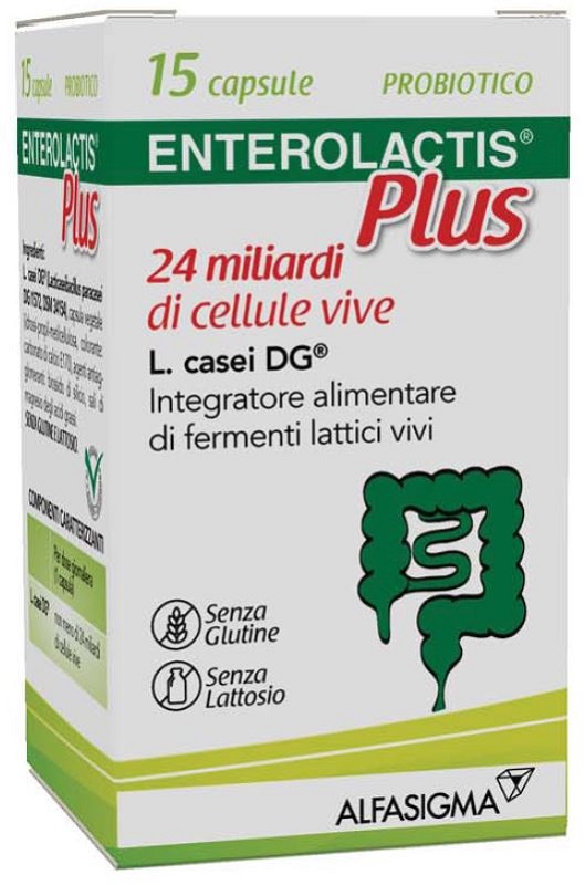 ENTEROLACTIS PLUS 15 CAPSULE - latuafarmacia.org
