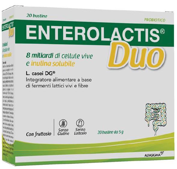 ENTEROLACTIS DUO INULINA 20 BUSTINE 5 G - latuafarmacia.org