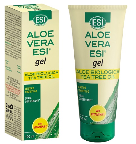 ESI ALOE VERA GEL TEA TREE CON VITAMINA E 100 ML - latuafarmacia.org