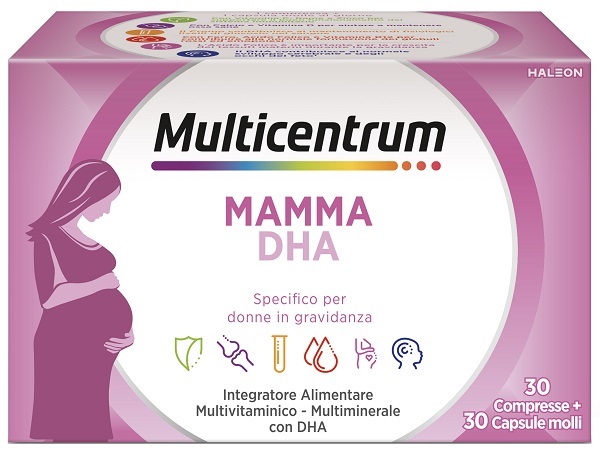 MULTICENTRUM MAMMA DHA 30 COMPRESSE + 30 CAPSULE - latuafarmacia.org