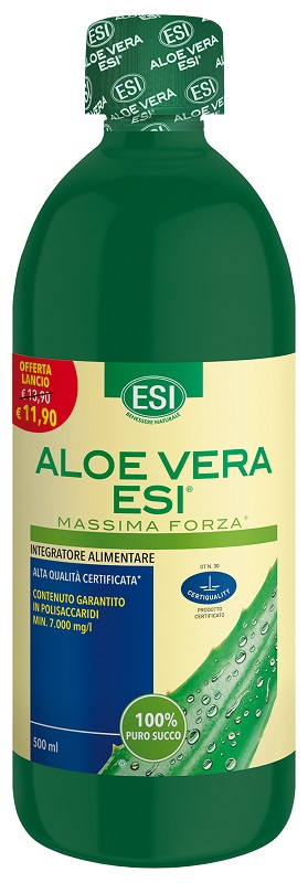 ESI ALOE VERA SUCCO MASSIMA FORZA 500 ML OFFERTA - latuafarmacia.org