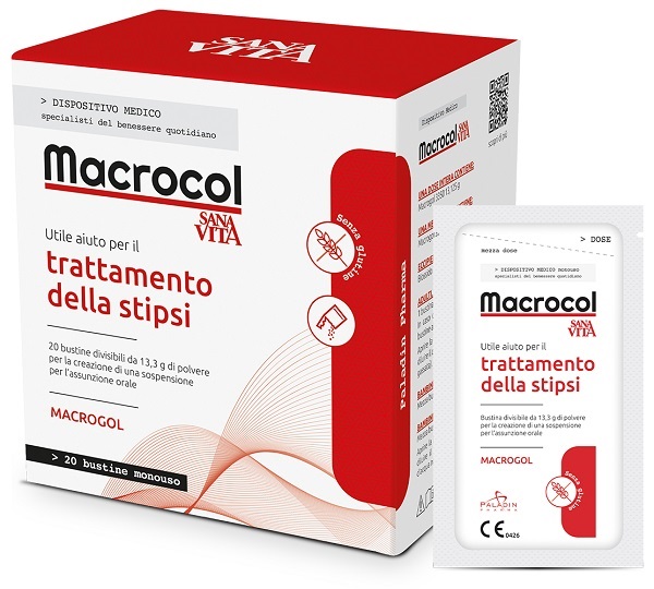 SANAVITA MACROCOL PLUS 20 BUSTINE DA 13,81 G - latuafarmacia.org