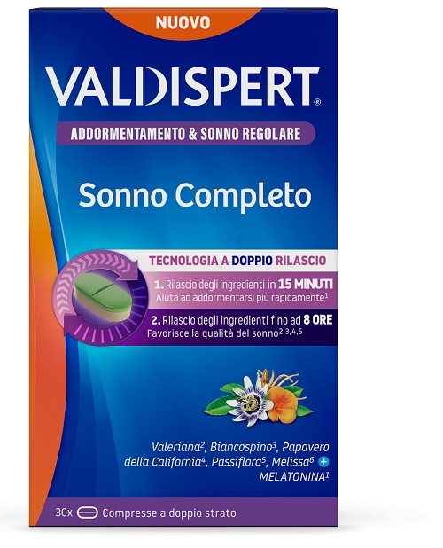 VALDISPERT SONNO COMPLETO 30 COMPRESSE A DOPPIO STRATO - latuafarmacia.org